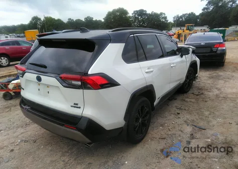 2022 Toyota Rav4 Hybrid Se из США, поврежденный, VIN JTM16RFV6NJ022791